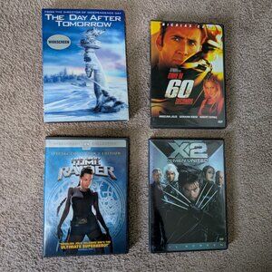 Lot of 4 action movies DVDs
